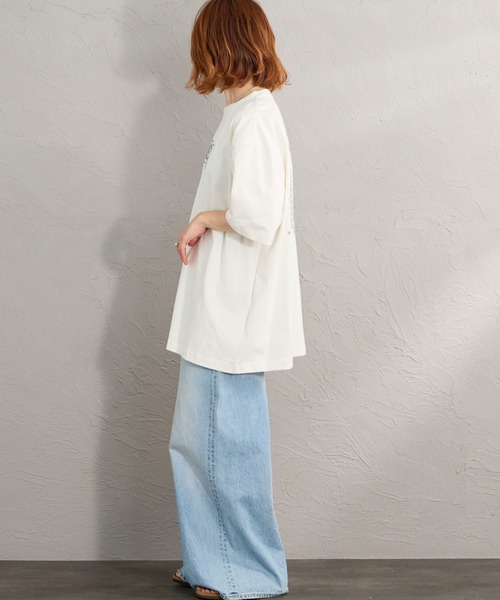 RVCA（ルーカ）の「【WEB限定】[RVCA/ルーカ] EXOTIC BOX バックプリント ショートスリーブTシャツ（Tシャツ/カットソー・レディース・ブラック/ホワイト/グリーン・M/L/XL）」の11枚目の写真