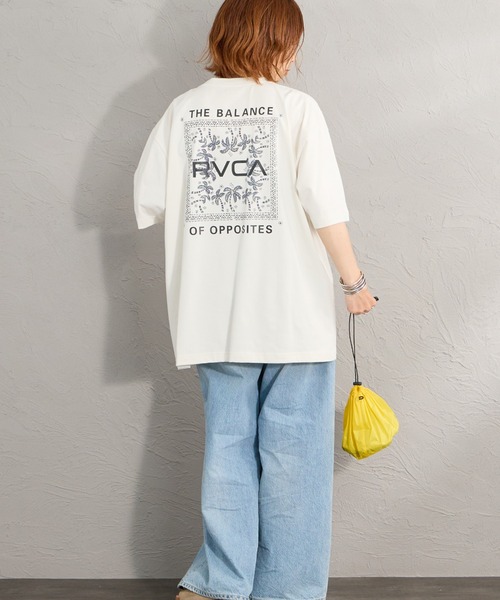 RVCA（ルーカ）の「【WEB限定】[RVCA/ルーカ] EXOTIC BOX バックプリント ショートスリーブTシャツ（Tシャツ/カットソー・レディース・ブラック/ホワイト/グリーン・M/L/XL）」の12枚目の写真