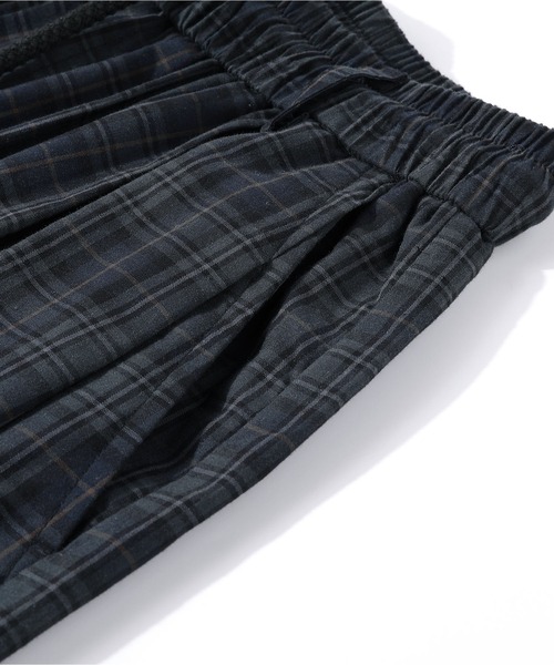 HOOK（フック）の「HOOK コットンチェック × ルーズシルエット イージーワイドパンツ (SS)（その他パンツ・メンズ・ダークグリーン・L/XL/M）」の14枚目の写真