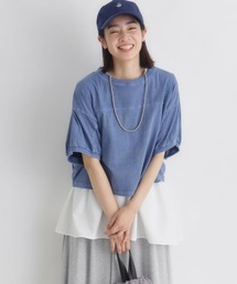 HONEYSUCKLE ROSE(ハニーサックルローズ)ピグメント加工ショートTシャツ