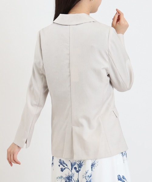TRUDEA(トルディア)の「麻調 金釦ダブルジャケット(テーラードジャケット・レディース・ライトグレー・X-LARGE/LARGE/MEDIUM/SMALL)」の17枚目の写真