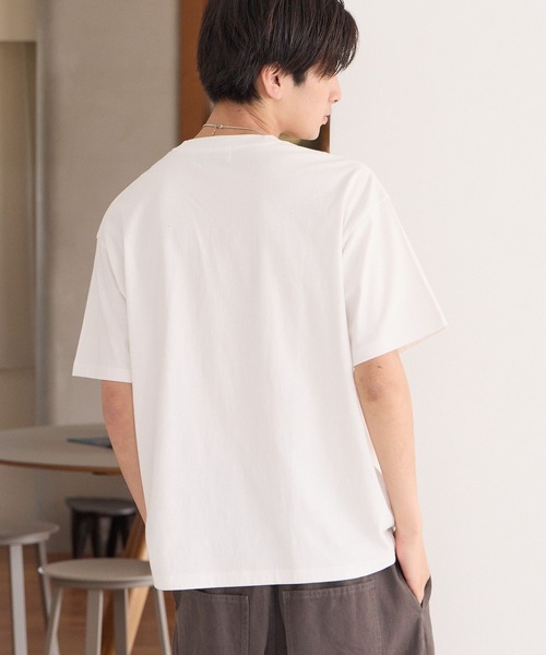 PBLIM(ページボーイリム)の「《UNISEX》ビーチサイドT(Tシャツ/カットソー・レディース・オフホワイト/グリーン・FREE)」の8枚目の写真