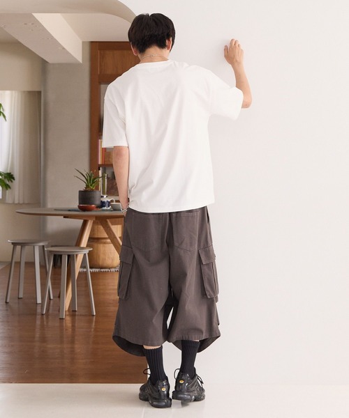 PBLIM(ページボーイリム)の「《UNISEX》ビーチサイドT(Tシャツ/カットソー・レディース・オフホワイト/グリーン・FREE)」の5枚目の写真