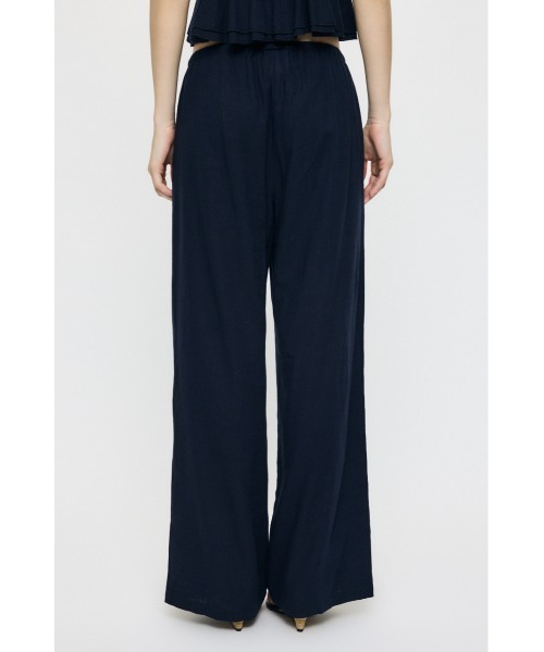 MOUSSY(マウジー)の「【セットアップ対応】LINEN BLEND RELAX ワイドパンツ(その他パンツ・レディース・ネイビー/ベージュ・1/2)」の14枚目の写真