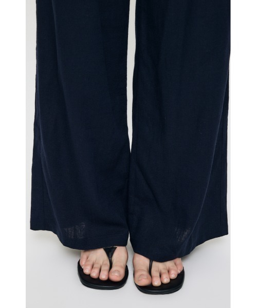 MOUSSY(マウジー)の「【セットアップ対応】LINEN BLEND RELAX ワイドパンツ(その他パンツ・レディース・ネイビー/ベージュ・1/2)」の18枚目の写真