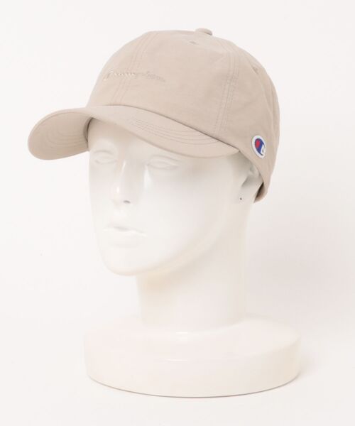 Champion（チャンピオン）の「【Champion】バックサテンマッシュキャップ 161-0184（キャップ・メンズ・グレイッシュベージュ/ミント/ブラック/アイボリー・FREE）」の3枚目の写真
