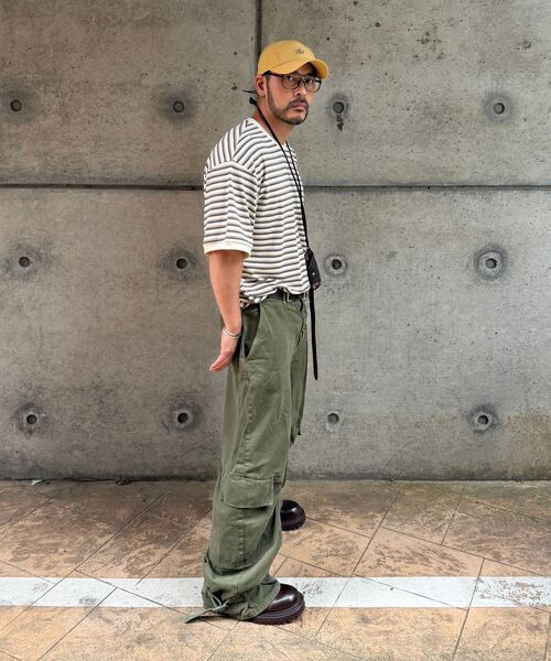 WEST GRAND BOULEVARD(ウエストグランドブルバード)の「セミオーバーマルチストライプリンガーTシャツ NATURAL(Tシャツ/カットソー・メンズ・その他・MEDIUM/LARGE/X-LARGE)」の7枚目の写真