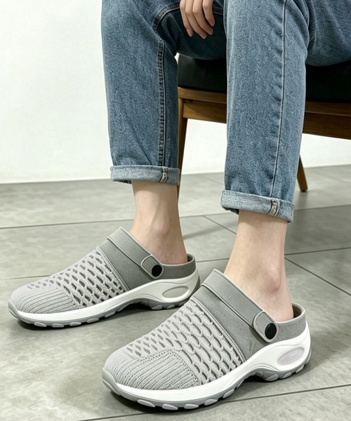 Miniministore(ミニミニストア)の「厚底メッシュスニーカーサンダルレディース(サンダル・レディース・グレー/ホワイト/ブラック・22.5cm/23.0cm/23.5cm/24.0cm/24.5cm)」の11枚目の写真