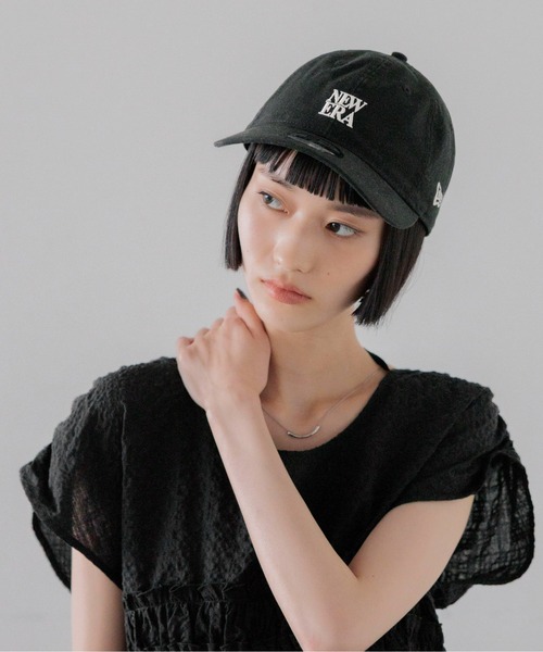 LOWRYS FARM（ローリーズファーム）の「【NEWERA】ローリーズファーム別注企画 ロゴCAP 26 653956（キャップ・レディース・ブラウン/ブラック・FREE）」の4枚目の写真