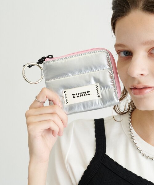 CIAOPANIC TYPY(チャオパニックティピー)の「:【TYNNE.】キルティングフラグメントポーチ(ポーチ・レディース・ブラック系その他/シルバー/イエロー/カーキ/ブラック/ブラウン・ONE SIZE)」の6枚目の写真