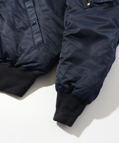 HOUSTON(ヒューストン)の「【HOUSTON/ヒューストン】B-15C FLIGHT JACKET/フライトジャケット(ミリタリージャケット・メンズ・ネイビー・36/38/40/42)」の11枚目の写真