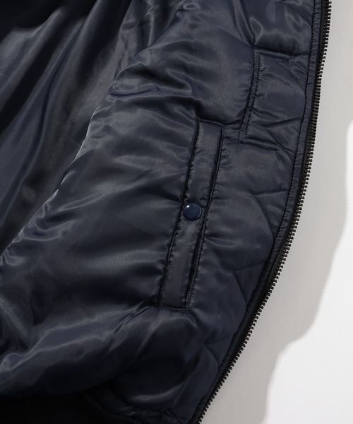 HOUSTON(ヒューストン)の「【HOUSTON/ヒューストン】B-15C FLIGHT JACKET/フライトジャケット(ミリタリージャケット・メンズ・ネイビー・36/38/40/42)」の9枚目の写真
