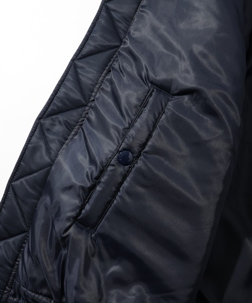 HOUSTON(ヒューストン)の「【HOUSTON/ヒューストン】B-15C FLIGHT JACKET/フライトジャケット(ミリタリージャケット・メンズ・ネイビー・36/38/40/42)」の8枚目の写真