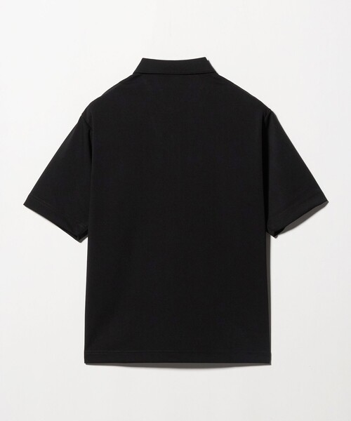 green label relaxing（グリーンレーベルリラクシング）の「【WEB限定】JUST fit ジャージ 半袖 ポロシャツ（ポロシャツ・メンズ・オフホワイト/ブラック・S/M/XL/L）」の12枚目の写真