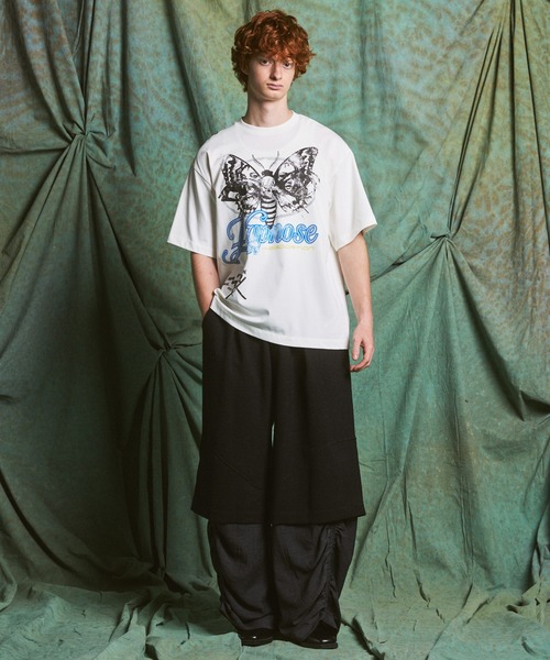 MAISON SPECIAL(メゾンスペシャル)の「《UNISEX》Tweed Layered Prime-Wide Shirring Detail Pants/ツイードレイヤードプライムワイドシャーリングディティールパンツ【MAISON SPECIAL/メゾンスペシャル】(その他パンツ・メンズ・ブラック/ライトグレー・2/1/0)」の18枚目の写真