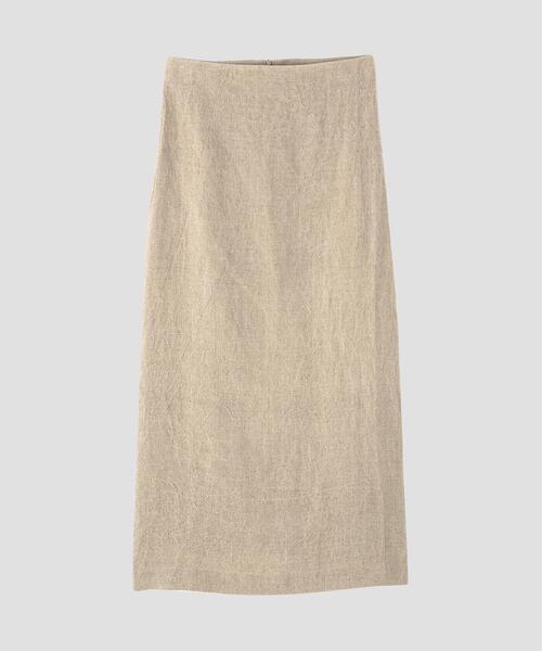 YLEVE（イレーヴ）の「YLEVE / LINEN CANVAS SKIRT（スカート・レディース・ブラック/ベージュ・2/1/0）」の10枚目の写真