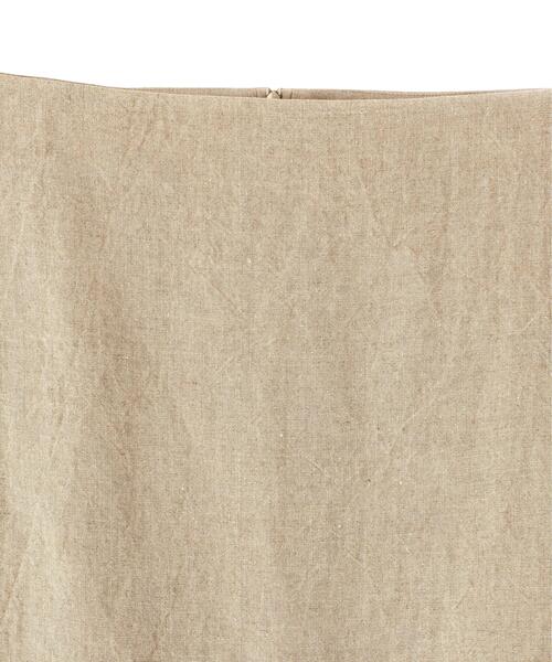 YLEVE（イレーヴ）の「YLEVE / LINEN CANVAS SKIRT（スカート・レディース・ブラック/ベージュ・2/1/0）」の11枚目の写真