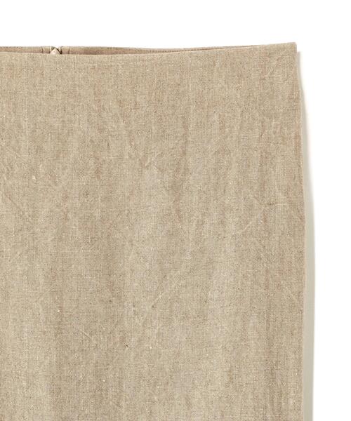 YLEVE（イレーヴ）の「YLEVE / LINEN CANVAS SKIRT（スカート・レディース・ブラック/ベージュ・2/1/0）」の12枚目の写真