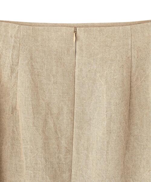 YLEVE（イレーヴ）の「YLEVE / LINEN CANVAS SKIRT（スカート・レディース・ブラック/ベージュ・2/1/0）」の14枚目の写真