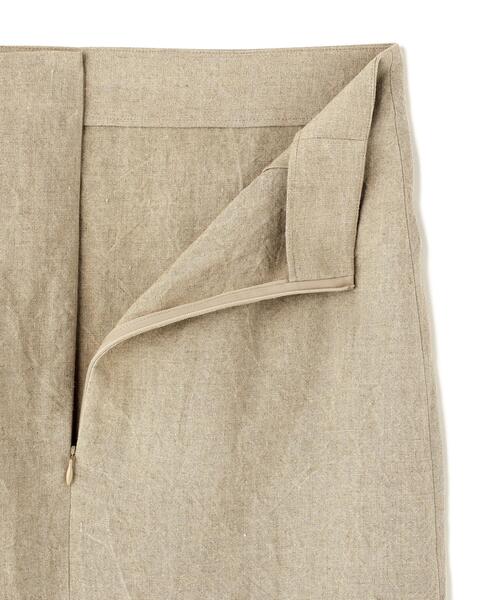 YLEVE（イレーヴ）の「YLEVE / LINEN CANVAS SKIRT（スカート・レディース・ブラック/ベージュ・2/1/0）」の15枚目の写真