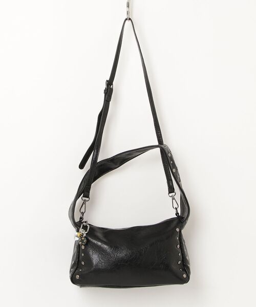 mindseeker girls(マインドシーカーガールズ)の「Studded Mini Bag / スタッズ付きミニバッグ 2WAY(ショルダーバッグ・レディース・ホワイト/ピンク/ブラック・FREE)」の16枚目の写真