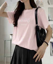 大人可愛く着回せる?【フレンチロゴ ベーシック Tシャツ】