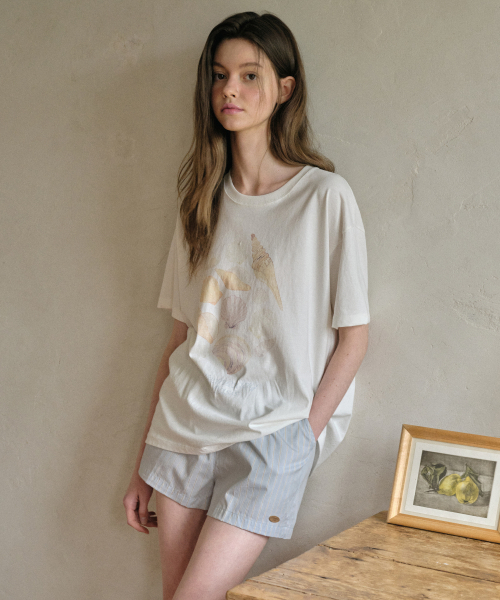 WEDNESDAYOASISFORWOMEN(ウェンズデー オアシス フォー ウーマン)の「ワンマイルラウンジショーツ_LIGHT BLUE(W25-PT18)(その他パンツ・レディース・ライトブルー・OS)」の2枚目の写真