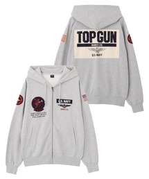 TOP GUN（トップガン）の「LONG SLEEVE ZIP PARKA DUST DEVILS / ロングスリーブ ジップアップ パーカー ダスト デビルス /AVIREX / アヴィレックス（パーカー）」
