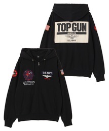 TOP GUN（トップガン）の「LONG SLEEVE ZIP PARKA DUST DEVILS / ロングスリーブ ジップアップ パーカー ダスト デビルス /AVIREX / アヴィレックス（パーカー）」