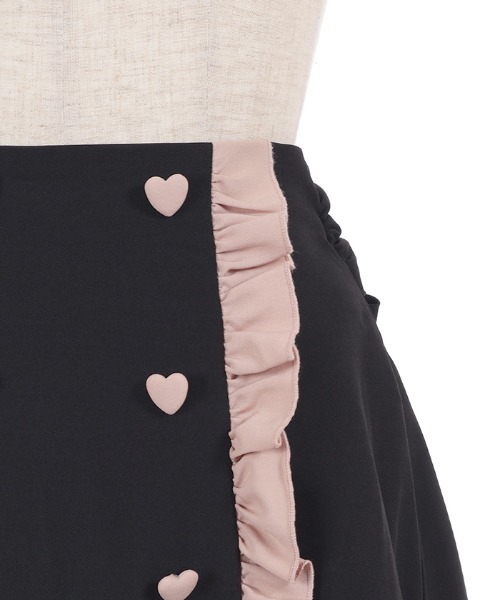 axes femme POETIQUE(アクシーズファムポエティック)の「ハイウエストバルーンミニSK(スカート・レディース・グレー/ピンク/ブラック・MEDIUM)」の4枚目の写真