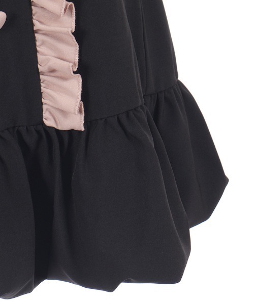 axes femme POETIQUE(アクシーズファムポエティック)の「ハイウエストバルーンミニSK(スカート・レディース・グレー/ピンク/ブラック・MEDIUM)」の5枚目の写真