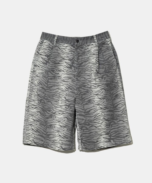 Revo.(レボ)の「Revo./レヴォ ダートデザイン ハーフパンツ(その他パンツ・メンズ・グレー/レオパード・MEDIUM/LARGE)」の1枚目の写真