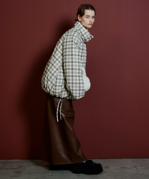 MAISON SPECIAL(メゾンスペシャル)の「【2026Autumn PRE-ORDER】Multi-Pattern Reversible Down Jacket/マルチパターンリバーシブルダウン(ダウンジャケット/コート・レディース・ホワイト/ブラウン/ブラック・FREE)」の5枚目の写真