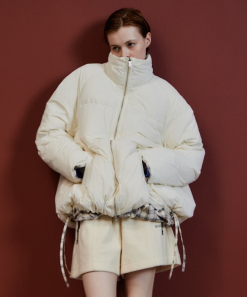 MAISON SPECIAL(メゾンスペシャル)の「【2026Autumn PRE-ORDER】Multi-Pattern Reversible Down Jacket/マルチパターンリバーシブルダウン(ダウンジャケット/コート・レディース・ホワイト/ブラウン/ブラック・FREE)」の8枚目の写真