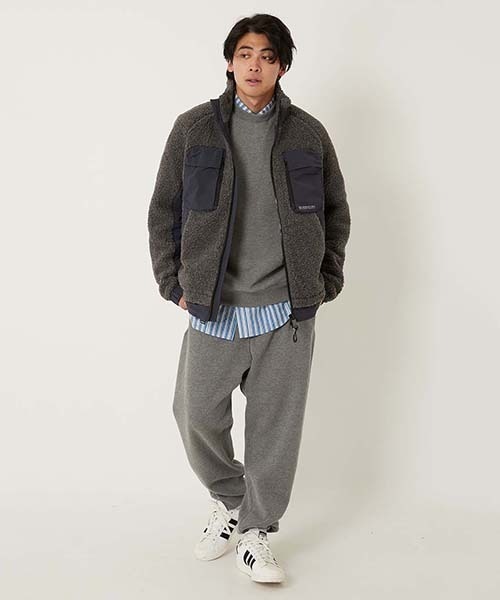 BLUE BLUE(ブルーブルー)の「SWEET PANTS /F アイコニック ジョギーパンツ(スウェットパンツ・メンズ・ダークグレー/ブラック/ブルー・L/M/S)」の7枚目の写真