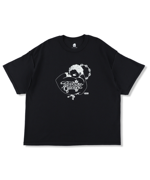 is-ness(イズネス)の「ISNESS MUSIC / イズネス ミュージック PARADISE GARAGE TM T-SHIRT(Tシャツ/カットソー・メンズ・ブラック/ホワイト・FREE)」の1枚目の写真