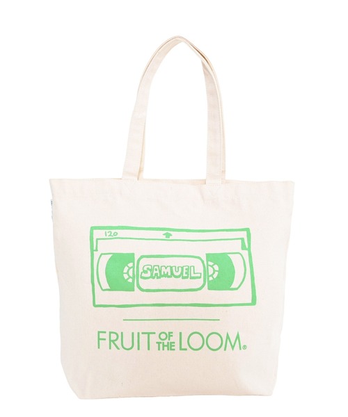 FRUIT OF THE LOOM（フルーツオブザルーム）の「FTL×SAMUEL VHS Logo Tote Bag（トートバッグ・メンズ・アイボリー・FREE）」の5枚目の写真