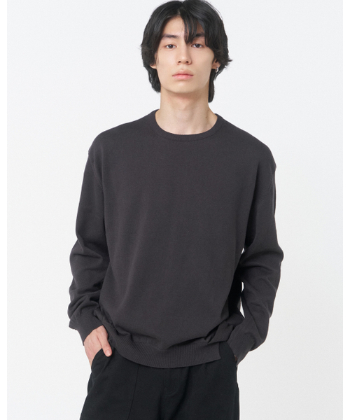 Slash Line Knit — вязаный свитер CHARCOAL