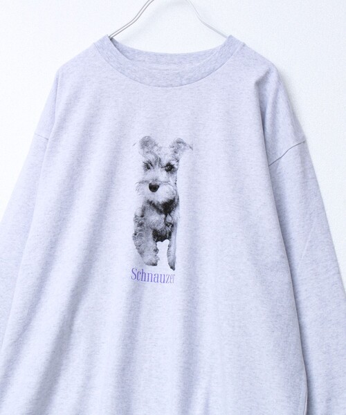GLOSTER（グロスター）の「【新デザイン】【DOG&CAT】NEW犬猫ロンT（Tシャツ/カットソー・メンズ・グレー系その他2/グレー系その他/グレー系その他7/グレー系その他5/グレー系その他6/グレー系その他4/グレー系その他3・L/S/M）」の11枚目の写真