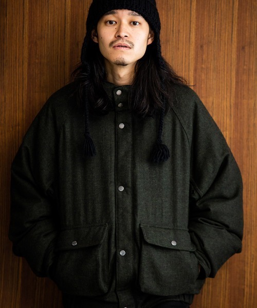 430(フォーサーティ)の「mj11778-HL DECK WOOL DOWN JACKET ダウンジャケット(26-138)(ダウンジャケット/コート・メンズ・カーキ/ネイビー/ブラウン/ブラック・0/1/2/3)」の3枚目の写真