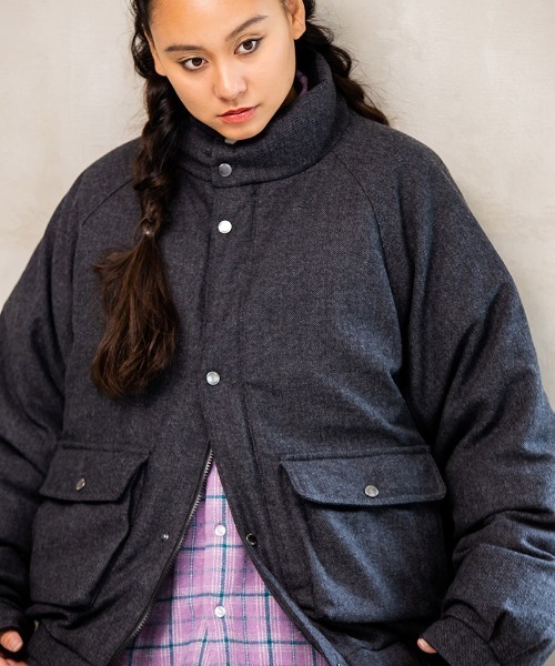 430(フォーサーティ)の「mj11778-HL DECK WOOL DOWN JACKET ダウンジャケット(26-138)(ダウンジャケット/コート・メンズ・カーキ/ネイビー/ブラウン/ブラック・0/1/2/3)」の10枚目の写真