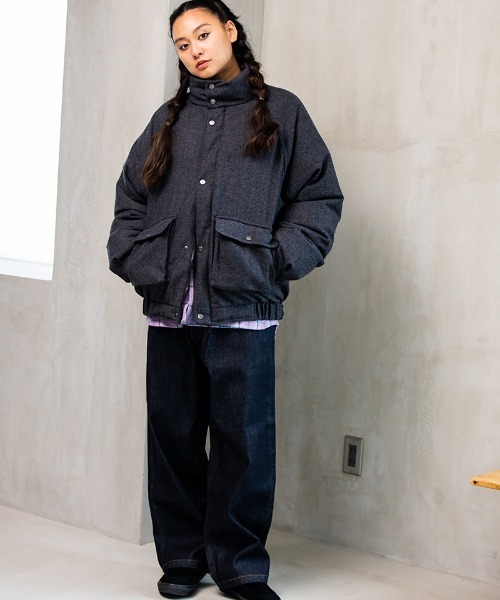 430(フォーサーティ)の「mj11778-HL DECK WOOL DOWN JACKET ダウンジャケット(26-138)(ダウンジャケット/コート・メンズ・カーキ/ネイビー/ブラウン/ブラック・0/1/2/3)」の11枚目の写真