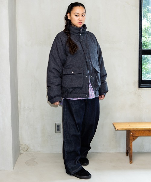 430(フォーサーティ)の「mj11778-HL DECK WOOL DOWN JACKET ダウンジャケット(26-138)(ダウンジャケット/コート・メンズ・カーキ/ネイビー/ブラウン/ブラック・0/1/2/3)」の12枚目の写真