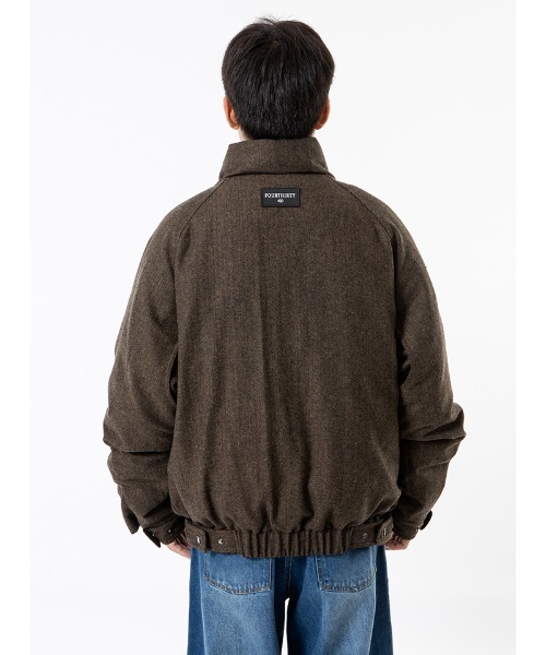 430(フォーサーティ)の「mj11778-HL DECK WOOL DOWN JACKET ダウンジャケット(26-138)(ダウンジャケット/コート・メンズ・カーキ/ネイビー/ブラウン/ブラック・0/1/2/3)」の15枚目の写真