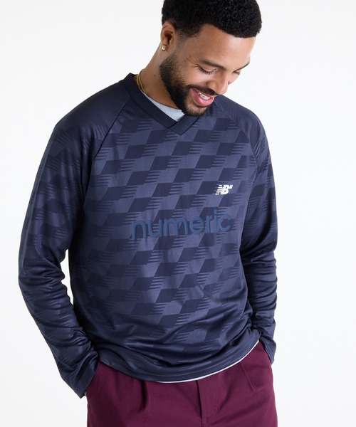 NEW BALANCE(ニューバランス)の「Numeric ロングスリーブチームジャージ(ジャージ・メンズ・サックスブルー・XX-LARGE/SMALL)」の13枚目の写真