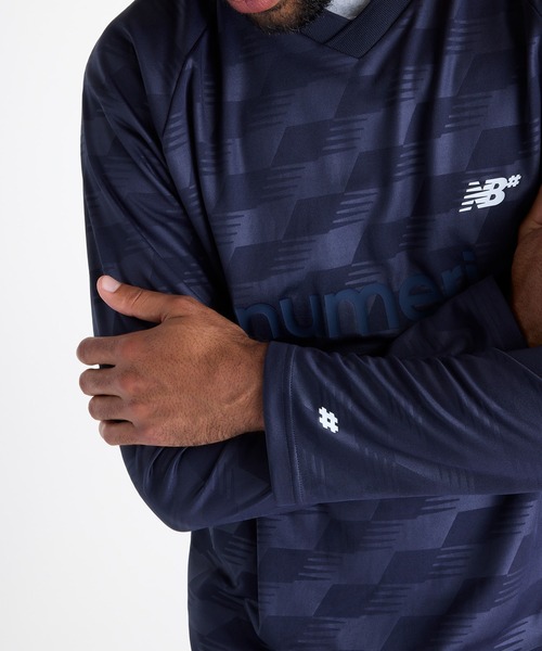 NEW BALANCE(ニューバランス)の「Numeric ロングスリーブチームジャージ(ジャージ・メンズ・サックスブルー・XX-LARGE/SMALL)」の6枚目の写真