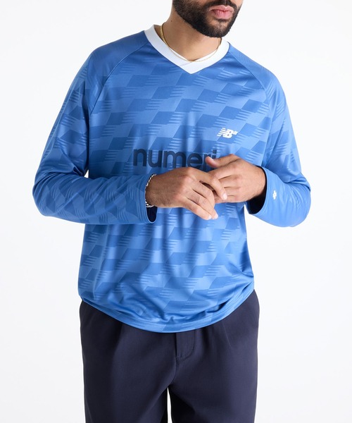 NEW BALANCE(ニューバランス)の「Numeric ロングスリーブチームジャージ(ジャージ・メンズ・サックスブルー・XX-LARGE/SMALL)」の11枚目の写真