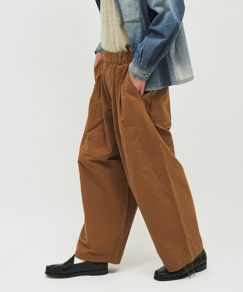 JOURNAL STANDARD J.S HOMESTEAD(ジャーナルスタンダードホームステッド)の「J.S.Homestead / コットン ヘンプ エア クルー パンツ(スラックス・メンズ・モカ/ブラック/ホワイト・LARGE/MEDIUM)」の9枚目の写真
