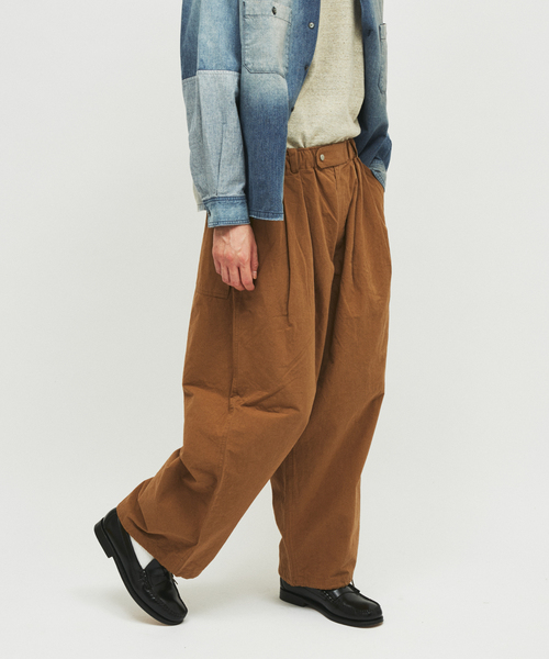 JOURNAL STANDARD J.S HOMESTEAD(ジャーナルスタンダードホームステッド)の「J.S.Homestead / コットン ヘンプ エア クルー パンツ(スラックス・メンズ・モカ/ブラック/ホワイト・LARGE/MEDIUM)」の11枚目の写真