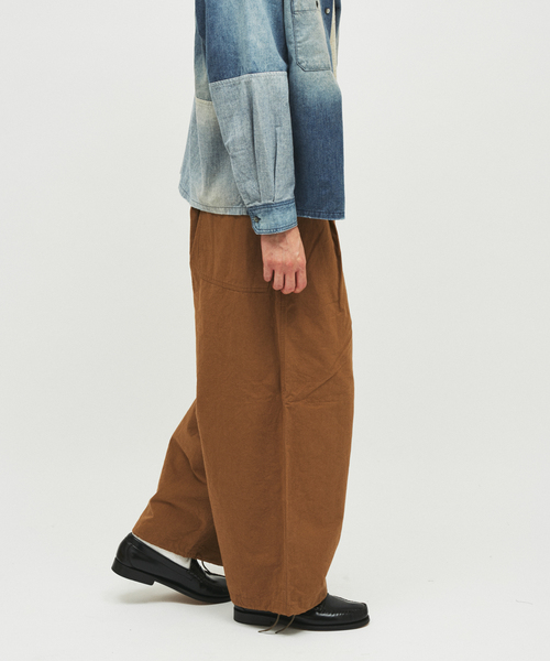 JOURNAL STANDARD J.S HOMESTEAD(ジャーナルスタンダードホームステッド)の「J.S.Homestead / コットン ヘンプ エア クルー パンツ(スラックス・メンズ・モカ/ブラック/ホワイト・LARGE/MEDIUM)」の12枚目の写真